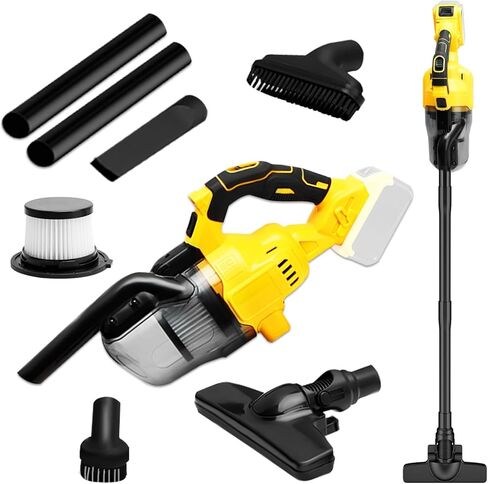 مكنسة كهربائية محمولة لاسلكية CVC010B، 31000 دورة في الدقيقة، مكنسة كهربائية مع فلتر HEPA للمركبات وورش العمل وتنظيف المنزل، لا تتضمن بطارية أو شاحن (أداة عارية) in Kuwait