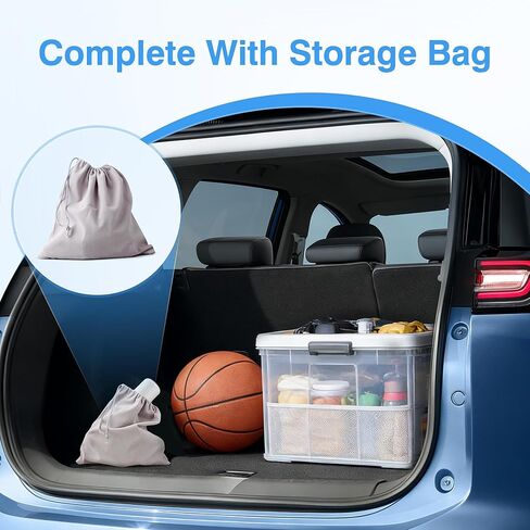 ULTREMA Car Vacuum Portable Cordless, 20000Pa Mini Vacuum Cleaner, 4-in-1 Compact Auto Duster & Air Pump with Type-C Fast Charge, 15 Attachments for Keyboard, Desk and Pet Hair in Kuwait