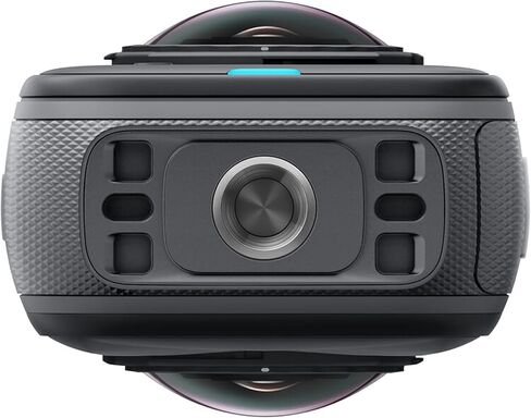 Insta360 X5 360° 8K Camera-for Content Creators and Videographers| 8K30/5.7K30 360° PureVideo Recording-64Gb Memory, Selfie Stick MonoPod, Grip, Tripod, Software (Top Value Bundle) in Saudi Arabia