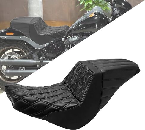 Motorcycle Two-Up Seat for Harley Low Rider S/ST FXLR FXLRS FXLRST Softail Sport Glide FLSB (2018-later) / Black Line in Saudi Arabia