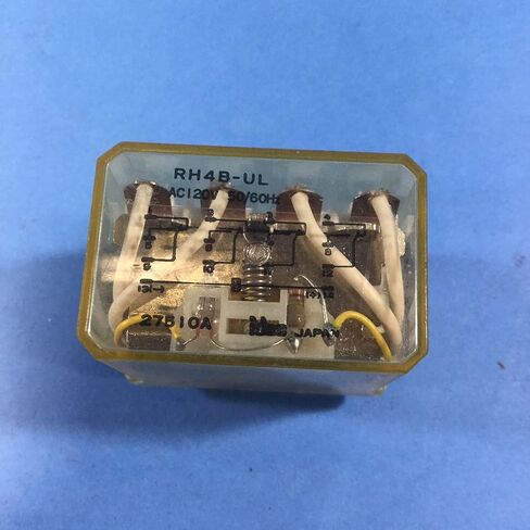 IDEC RH4B-ULAC120V 120 VAC Coil, 4 Poles 4PDT, 50/60 HZ, Blade Terminal, Compact Power Relay, Industrial 10 AMP GP Relay, RH Series, with LED Indicator in Saudi Arabia