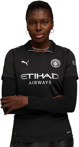قميص مانشستر سيتي إف سي 2025/26 ريبليكا أواي للسيدات - أسود in Kuwait