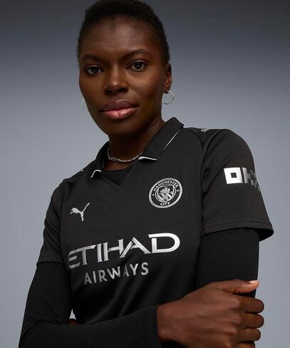 قميص مانشستر سيتي إف سي 2025/26 ريبليكا أواي للسيدات - أسود in Kuwait