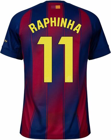 Raphinha #11 Home 25/26 Soccer Jersey for Men Fan Version in Kuwait