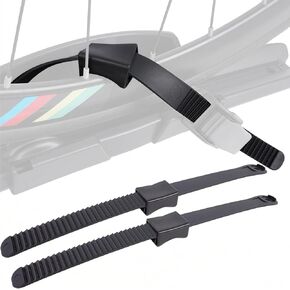SYDSZ 2Pcs Roof Rack Bike Wheel Adapter Straps with Cushion with Wheel Strap for Secure Cycling Transport Compatible with Forklift Highspeed ProRide/Thule 598 52958 52959 52670 in Kuwait