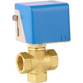 3/4" 1" Three-Way Brass Electric Globe Valve Female Thread Two-Wire System(1") in Kuwait