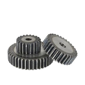 ترس ترس محرك فولاذي شديد التحمل 1.5M33T/34T/35T/36T/37T/38T/39T/40T/41T/42T SC45# ترس أسطواني من الفولاذ الكربوني تبريد عالي التردد للأسنان (1.5M36T - تتحمل 10 مم) in Kuwait