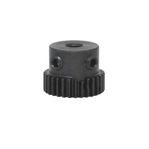 ترس ترس محرك فولاذي شديد التحمل 0.5 25T ترس حفز تتحمل 4 6 مم 45 # وحدة تروس نقل السواد الصلب 25 ترس ترس DIY ملحقات (4 مم) in Kuwait