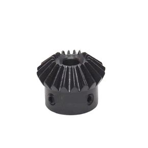 ترس محرك فولاذي شديد التحمل 1 قطعة ترس مخروطي 1.5 متر 20 فتحة داخلية للأسنان 6/6.35/8/10/12/15 مم 90 درجة زاوية شبكية برغي تروس فولاذية M5 (6.35 مم) in Kuwait