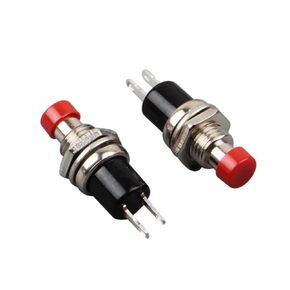 5/20 قطعة مفتاح زر الضغط، 7 مم مؤقت PBS-110 مفتوح عادة بدون NC اضغط على مفتاح إعادة الضبط للتشغيل والإيقاف (PBS-111 NC أبيض، 5 قطع) in Kuwait