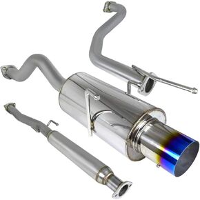 Fits 94-01 4" Tip Stainless Steel Catback Exhaust Muffler System in Saudi Arabia