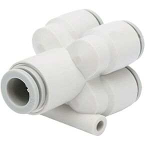 1/10/20 PCS KQ2UD PR Series 5-Way Pneumatic Quick Connector Plastic Push-in Fitting for Equal & Variable Diameter Air Water Tube(PRG6-6,20 PCS) in Saudi Arabia