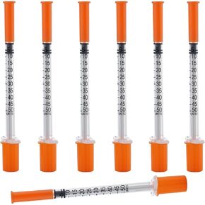 سائل نقل التوزيع المعملي U-100 jeringas 30 Ga- 1.0cc/mL مع غطاء 1/2 بوصة (13 مم)، ملفوف بشكل فردي، 20 عبوة in Kuwait