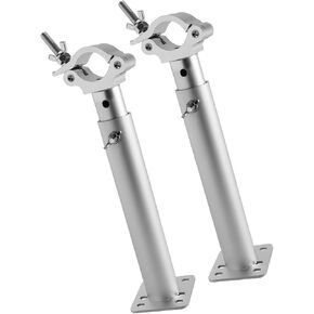 مشبك دعم شاشة LED قابل للتعديل، حامل قابل للتمديد من سبائك الألومنيوم 2-حزمة 30-50 سم، متوافق مع تروس F32/F34/F33 وأنابيب 40-52 مم، دعامة تثبيت سريعة لمعارض الأحداث المسرحية in Kuwait