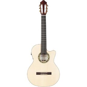 Kremona Fiesta F65CW-SB – Acoustic/Electric Nylon String Guitar – Handmade in Europe – Deluxe Hardshell Case Included in Kuwait