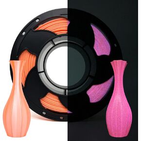 1.75mm Sweet Orange PLA Filament with Smooth Surface, Sime Luminous Rose Red 3D Printer Filament, 0.2kg 200g Small Spool 3D Printing PLA Filament Rod in Saudi Arabia