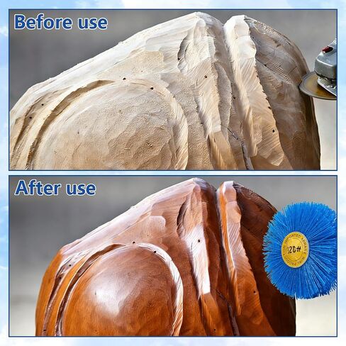 14 قطعة من فرش عجلة النايلون الكاشطة للحفر مع ساق سداسية 1/4 بوصة، مجموعة 7 حبيبات ممسحة صنفرة عجلة كاشطة لمطاحن المثاقب الكهربائية، للتلميع وإزالة الصدأ والطلاء in Kuwait