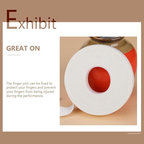 3 قطع من أشرطة لاصقة Guzheng قابلة للتنفس من Luxshiny، بطول 10 متر، شريط حماية Pipa غير لزج لممارسة Guzheng والدرجات in Kuwait