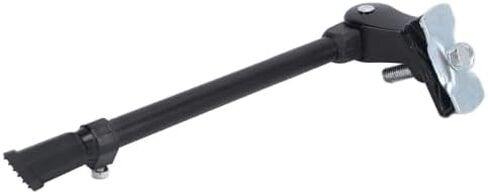 حامل مسند للدراجة مصنوع من سبائك الألومنيوم قابل للتعديل لعجلات مقاس 24-27 بوصة مناسب عالميًا لدراجات الطرق الجبلية في المدينة مع قدم مطاطية غير قابلة للانزلاق (فضي) in Kuwait