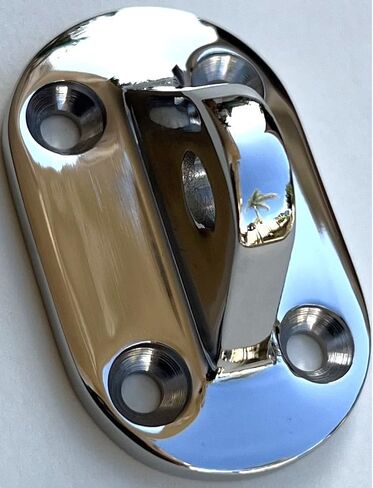 Cast Marine Grade Stainless Steel 316 Heavy Duty Pad Eye 2-1/4" x 1-1/2" in Saudi Arabia
