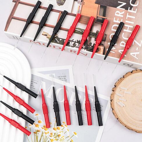 30 قطعة من دبوس المسبار الخلفي للاختبار، دبوس ثقب العزل، إبرة اختبار متعددة المقاييس لقابس مقبس الموز، جهاز اختبار السيارة (متعدد الألوان) in Kuwait