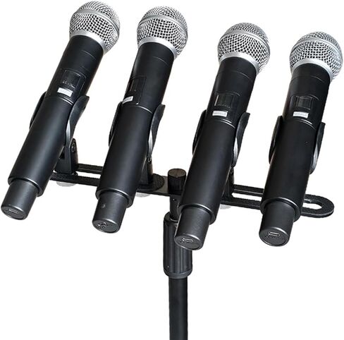 شريط تثبيت ميكروفون من 1 إلى 4 مع خيط قياسي 5/8 بوصة مناسب لمعظم أذرع ذراع الميكروفون in Kuwait