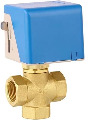 3/4" 1" Three-Way Brass Electric Globe Valve Female Thread Two-Wire System(1") in Kuwait