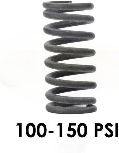 مجموعة صمامات تخفيف الضغط لضاغط الهواء NC25 - لأدوات الهواء وقطع غيار ضواغط الهواء - صمام تخفيف الضغط القابل للتعديل للضاغط - 25-200 رطل لكل بوصة مربعة 1/4 بوصة MNPT H: 1-5/8 بوصة الحجم السداسي: 9/16 بوصة in Kuwait