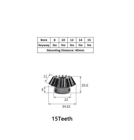 Steel Heavy Duty Motor Pinion Gear 1PCS 1:2 Bevel Gear 2M 15Teeth Bore 8/10/12/14/15mm 90 Degrees Meshing Angle Steel Gears 45#(10mm) in Saudi Arabia
