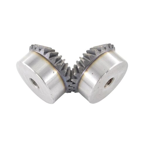 Steel Heavy Duty Motor Pinion Gear 2pcs 2M 25T Bore 10-25mm Bevel Gear Hard Tooth(12mm keaway 4mm) in Saudi Arabia
