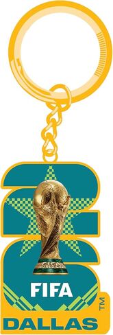 2026 FIFA World Cup Keychain – Officially Licensed, Collectible Gift for Fans, Durable Metal Ring for Keys, Backpacks in Saudi Arabia