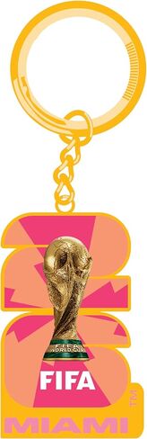 2026 FIFA World Cup Keychain – Officially Licensed, Collectible Gift for Fans, Durable Metal Ring for Keys, Backpacks in Saudi Arabia