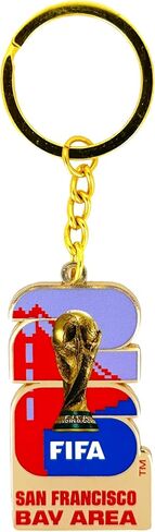 2026 FIFA World Cup Keychain – Officially Licensed, Collectible Gift for Fans, Durable Metal Ring for Keys, Backpacks in Saudi Arabia