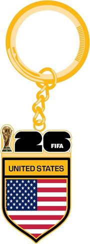 2026 FIFA World Cup Keychain – Officially Licensed, Collectible Gift for Fans, Durable Metal Ring for Keys, Backpacks in Saudi Arabia