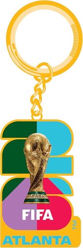 2026 FIFA World Cup Keychain – Officially Licensed, Collectible Gift for Fans, Durable Metal Ring for Keys, Backpacks in Saudi Arabia