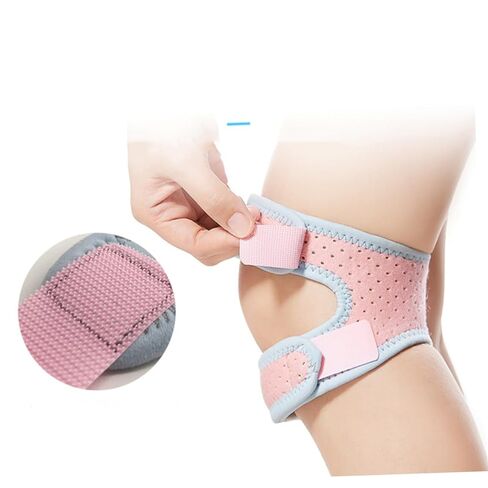 ibasenice 1Pc Breathable Sports Knee Pad for Men Women Patellar Retinaculum Protector Lightweight Comfortable Running Knee Support for Outdoor Sports Pink in Saudi Arabia