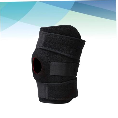 PartyKindom Sports Knee Pads Non-Slip Support Brace for Mountaineering Large Size 23 * 57.5CM Breathable Protector for 75KG Users Suitable for Outdoor Activities in Saudi Arabia