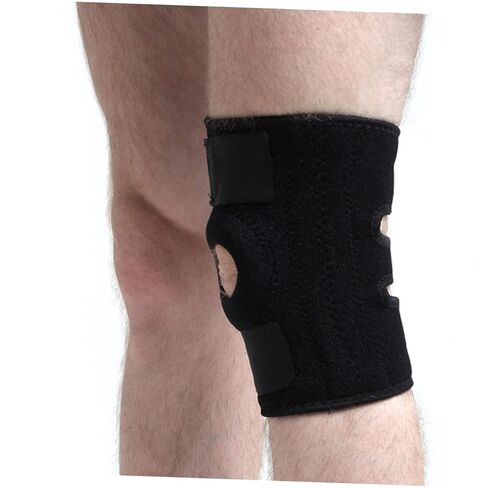 PartyKindom Sports Knee Pads Non-Slip Support Brace for Mountaineering Large Size 23 * 57.5CM Breathable Protector for 75KG Users Suitable for Outdoor Activities in Saudi Arabia