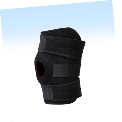 PartyKindom Sports Knee Pads Non-Slip Support Brace for Mountaineering Large Size 23 * 57.5CM Breathable Protector for 75KG Users Suitable for Outdoor Activities in Saudi Arabia