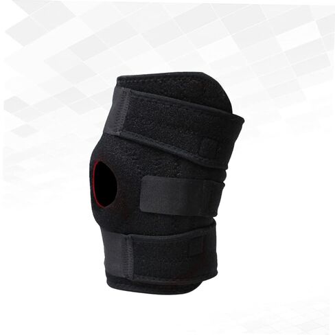 PartyKindom Sports Knee Pads Non-Slip Support Brace for Mountaineering Large Size 23 * 57.5CM Breathable Protector for 75KG Users Suitable for Outdoor Activities in Saudi Arabia
