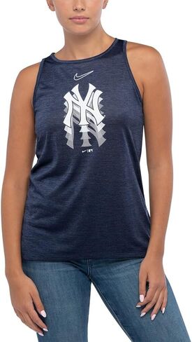 Nike Women's MLB Logo Fade High Neck Performance Tank Top in Saudi Arabia