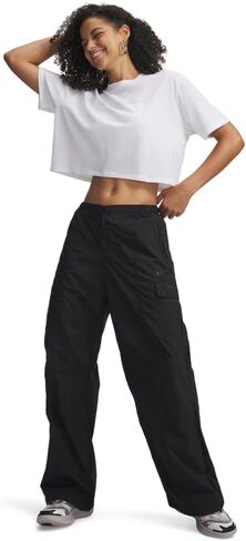 Under Armour Women's Wordmark Cropped Shorts Sleeve T Shirt in Saudi Arabia
