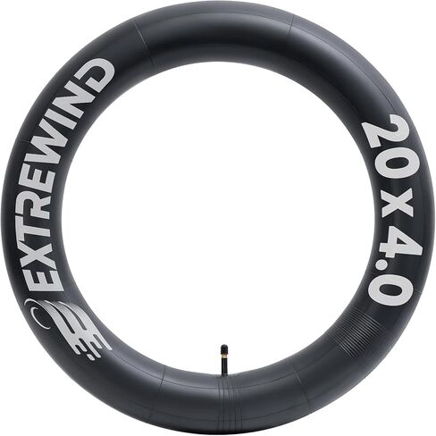 20x4.0 (100/114-406) Heavy Duty Bike Tube Premium Butyl Rubber with Schrader Valve 40mm Inner Tube Compatible for 20 x 4.0 20x4 20x4.5 E-Bike/Electric/Mountain Fat Bike Tires Tube(E-005)-1 PC in Saudi Arabia