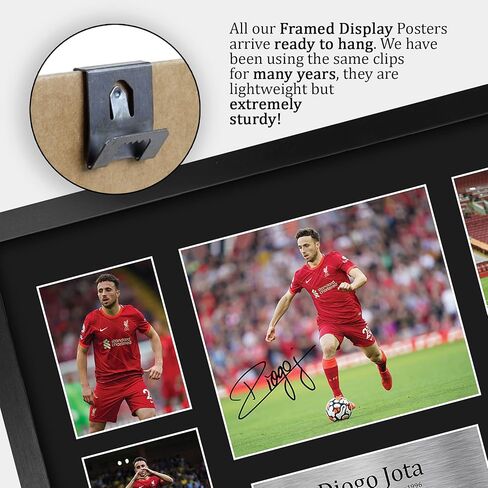 HWC Trading Diogo Jota Liverpool 16 x 12 inch (A3) Printed Gifts Signed Autograph Picture for Football Fans and Supporters - 16" x 12" Framed in Saudi Arabia