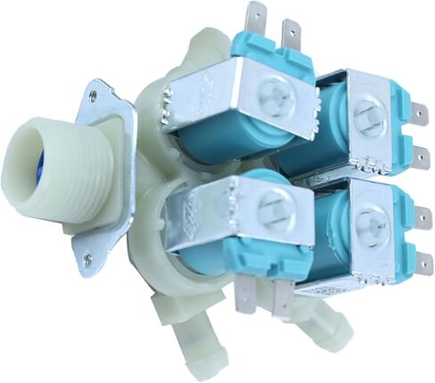 DC62-00214M & DC62-30314K غسالة صمام الملف اللولبي لمدخل المياه الباردة والساخنة استبدال سامسونج، غسالة Maytag، استبدال AP5623062، 2979589، PS4208704، DC62-30314H، 1810145، AP4204535 in Kuwait