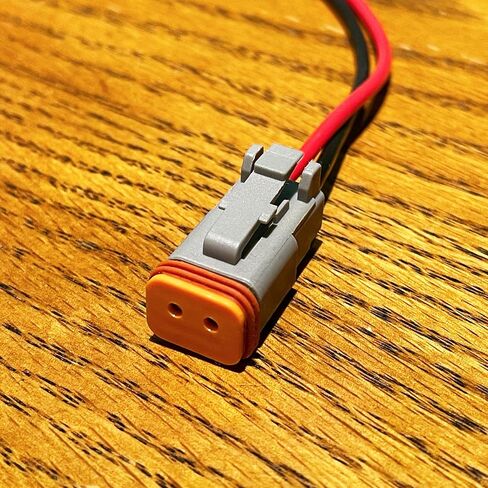 Deutsch DT Series DT06-2S 2-pin female connector with pre-attached wires (DT06-2S Connector) in Kuwait