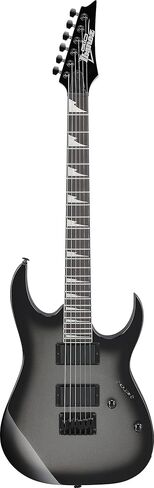 Ibanez GRG121DX RG Gio Electric Guitar - Metallic Gray Sunburst Bundle with Amp, Gig Bag, Tuner, Instrument Cable, Picks, Austin Bazaar Instructional DVD, and Polishing Cloth in Saudi Arabia