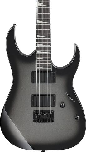 Ibanez GRG121DX RG Gio Electric Guitar - Metallic Gray Sunburst Bundle with Amp, Gig Bag, Tuner, Instrument Cable, Picks, Austin Bazaar Instructional DVD, and Polishing Cloth in Saudi Arabia