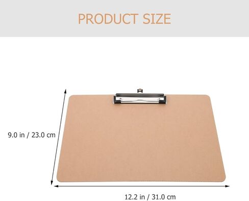 EXCEART 3pcs لوحة الكتابة رسم لوحة كليب لوحات 8.5x11 الحافظة ملف تخزين الحافظة المناظر الطبيعية الحافظة رسم المجلس مع مقاطع الحافظة الأفقية مكتب مذكرة المحمولة in Saudi Arabia
