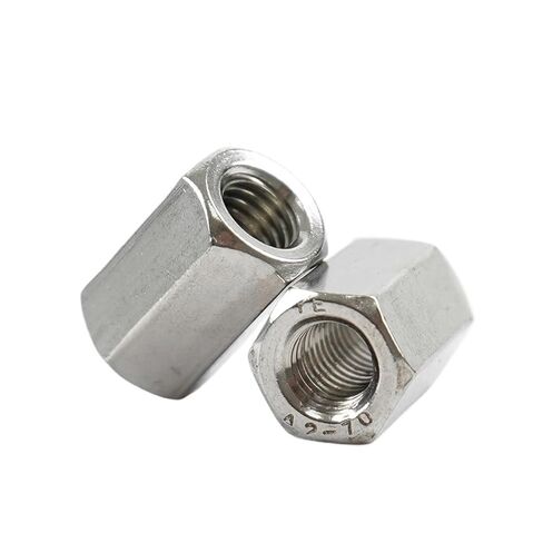 1pcsExtended Hexagonal Connection nut M3 M4 M5 M6 M8 M10 M12 304 Stainless Steel Isolation Rod Connection Threaded nut(M10x17x60mm 1piece) in Saudi Arabia